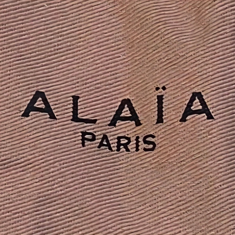 Alaia‎ Paris Tan Canvas Drawstring Dust Bags Set of 2 Luxury Shoe Storage Bags